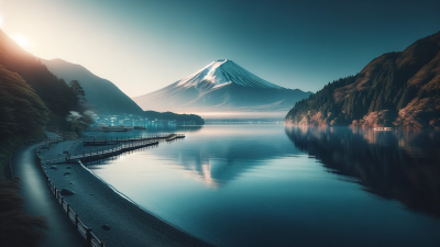 富士山の影で自己発見: 芦ノ湖からの内省と決断